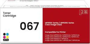 067 067H Toner Cartridge Set Mf656Cdw Mf656 Mf652Cdw High Yield Compatible for Canon 067 Toner Cartridge Set for Canon Color imageCLASS Mf656Cdw Mf654Cdw LBP632Cdw MF650C Mf653Cdw LBP630C 4 Pack