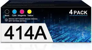 414A Toner Cartridges High Yield Replacement for HP 414A 414X Toner Cartridge Work with Color Laser Enterprise M455dn MFP M480f Pro M454 Pro MFP M479 Series Printer|W2020A W2021A W2022A W2023A