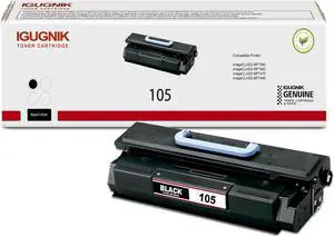1-Pack Black Cartridge 105 Toner Cartridges, Replacement for Canon Cartridge 105 for imageCLASS MF7280 MF7460 MF7470 MF7480 Printer