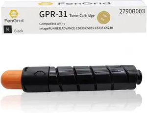 GPR31 Black, GPR-31 Toner Cartridge, GPR-31K 2790B003, 36,000 Page-Yield, Works with Printer Models Canon imageRUNNER Advance C5030 C5035 C5235 C5235A C5240 C5240A