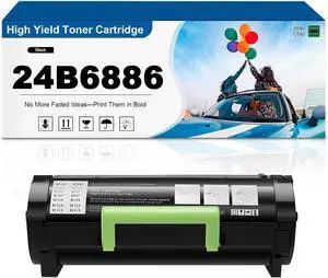 24B6886 Toner Cartridge Compatible for Lexmark M1246 XM1246 Printers, 21,000 Pages Black 1Pack