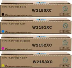W2150XC W2151XC W2152XC W2153XC High Capacity Toner Cartridge Replacement for HP W2150XC Toner Pro 4201-4203 Series,Pro MFP 4301-4303 Series Printers