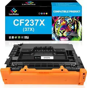 LeciRoba 37X Black High-Yield Toner Cartridge Replacement for HP 37X CF237X Black High-Yield Toner Cartridge Works with HP Laserjet Enterprise M608, M609, MFP M631, M632, M633 Series Printer (1-Pack)