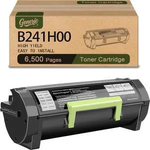 B241H00 Black Toner Cartridge (with Chip) Compatible for B2442 B2546 B2650 MB2442 MB2546 MB2650 Printers -1BK