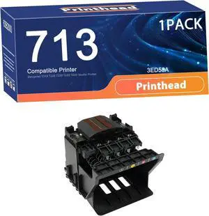 713 3ED58A Compatible Printhead Replacement for HP Printers to Use with DesignJet T210 T230 T250 T630 T650 Studio Plotter Printer,Long-Lasting and Accurate 1set