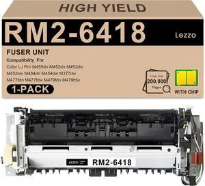 RM2-6418-000CN RM2-6460-000CN Fuser Unit (110V) RM2-6418 RM2-6460 Fuser Compatible for HP Color LJ Pro M377dw M477fdn M477fdw M479fdn M479fdw M452dn M452dw M452nw M454dn M454dw Duplex Models Printer