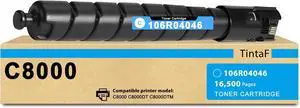 VersaLink C8000 Toner Cartridge Cyan Replacement for Xerox C8000 Toner 106R04046 Remanufactured Toner for Versalink C8000 C8000DT C8000DTM Printer (1-Pack, High Page Yield: 16,500 Pages)