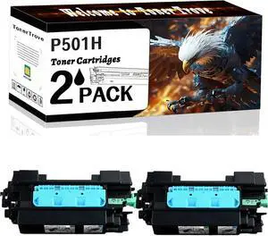 P501H Toner Cartridges Compatible for Ricoh IM 430Fb P 501 Printers, Office Printing is Easy Clear Smooth (2 Pack Black)