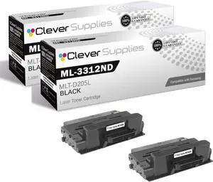 CS Replacement Toner Cartridge Compatible with Samsung ML-3312ND MLT-D205L Black ML Printers ML-3712DW ML-3312ND ML-3712ND SCX Printers SCX-4835FR SCX-4835FD SCX-5639FR Toner Cartridge 2 Pack