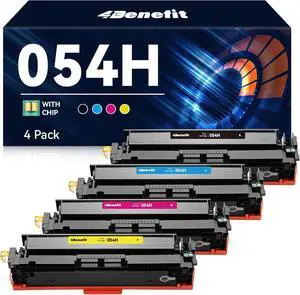 Compatible 054H Toner Cartridge Replacement for Canon CRG-054 054H 054 Toner Cartridge Set Use for Canon MF642Cdw Toner Cartridges, Color imageCLASS MF641CW MF644Cdw LBP622Cdw Printer