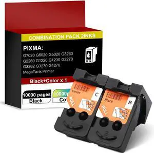 BH-20 CH-20 Replacment for PrintHead for PIXMA G7020 G6020 G5020 G3260 G2260 G1220 G1230 G2270 G3262 G3270 G4270 MegaTank Printers(1Black 1Color)