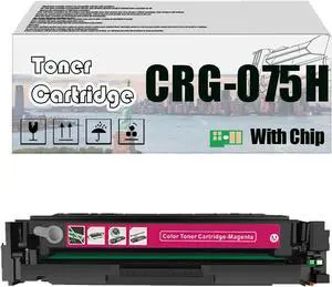 CRG-075H CRG075H Toner Cartridge, Compatible with Canon ImageCLASS LBP646Cdw, LBP647Cdw, MF662Cdw, MF663Cdw, and MF665Cdw Printers  High-Yield Printing with Chip Magenta*1