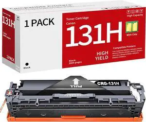 131H CRG131H High Yield Toner Cartridge Replacement for Canon 131H CRG-131H Compatible with Canon ImageCLASS MF8030Cn MF8040Cn MF8050Cn MF8280Cw MF8080Cw Printer ( Black , 1 Pack)