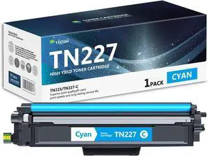TN227 Cyan High Yield Toner Cartridge Compatible TN-223 TN223C TN-227 TN227C Replacement for Brother TN-227C Toner Cartridge HL-L3270CDW, HL-L3230CDW, MFC-L3710CDW, MFC-L3710CDW Printer [2,300 Pages]