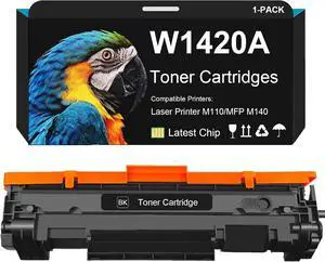 142A W1420A Black Toner Cartridge Work for Laser M110, M111, M139e-M142e , M140 Printers (1 Pack)
