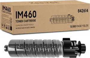 IM370 IM460 Toner Cartridge 842614 Black High-Yield IM 370 IM 460 Replacement for Ricoh IM 370F 460F Toner Cartridge IM370 IM370F IM460 IM460F IM460FTL Printer Ink 1-Pack [13,500 Pages]