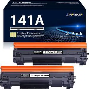 141A Toner Cartridge | Compatible Replacement for HP 141A Black Laserjet Toner Cartridge W1410A for Laserjet M110w M110we; MFP M139we M140w M140we Printer (2 Pack)