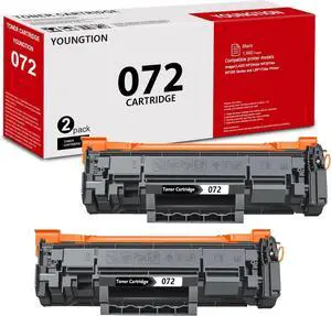 072 Black Toner Cartridge High Yield (2-Pack) Compatible 072 072H Toner Replacement for Canon 072 Toner Cartridge for imageCLASS MF284dw MF287dw MF280 Series and LBP172dw Printers