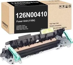 126N00410 Fuser Unit (110V) Compatible for Xerox 126N00410 Works with Workcentre 3315 3325 3335 3345 Phaser 3320 3330 Printer 126N00410 Fuser Unit (110V) Compatible for Xerox 126N00410 Works with Workcentre 3315 3325 3335 3345 Phaser 3320 3330 Printer