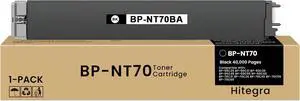 BP-NT70 BPNT70 Toner Cartridge Black BP-NT70BA Replacement for Sharp BP-NT70 Toner for BP-50C26 BP-50C31 BP-50C36 BP-50C45 BP-50C55 BP-50C65 BP-70C31 BP-70C36 BP-70C45 BP-70C65 Printer Toner, 1-Pack