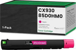 85D0HM0 Magenta Toner Cartridge 1-Pack Remanufactured CX930 CX931 Toner Replacement for Lexmark CX930 85D0HM0 Toner for CX930dse CX931dse CX931dtse Printer Toner, 16.5K Pages