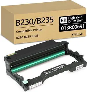 B230 B225 B235 Drum Unit Black 013R00691 Imaging Kit Compatible with Xer B230 B225 B235 Printers Replacement for B225dni B230dni B235dni Printer 12,500 Pages 1Pack (No Toner)