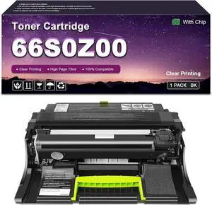 66S0Z00 Replacement Toner Cartridge (with Chip) for Lexmark MX632adwe MX532adwe MS632dwe MS631dw MS531dw XM3350 M3350 Printers