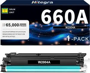 High Capacity 660A W2004A Drum Unit 1-Pack Replacement for HP 660A Drum Unit Compatible with Color Laser Enterprise M751n M751dn M856dn M856x MFP M776dn Flow MFP M776z M776zs Printer Imaging Unit