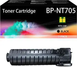 BP-NT705 Toner Cartridge Replacement (with Chip) for Sharp BP-NT705 Black Toner Cartridges Compatible for Sharp BP-70M75 BP-70M90 Printers