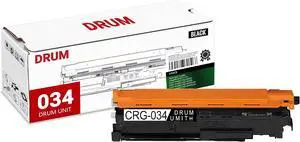 1-Pack CRG034 9458B001 Black Drum Unit, High Yield 36,000 Pages, Replacement for Canon 034 9458B001 imageRUNNER C1225 Color imageCLASS MF810 MF820 MF810Cdn MF820Cdn Printer