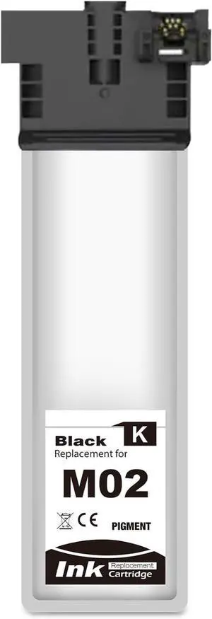 Remanufactured M02120 Standard Capacity Black Ink Cartridge M02 Replacement for Workforce Pro WF-M5799 WF-M5299 WF M5799 M5299 (1 Black)