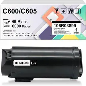 VersaLink C600 Black Toner Cartridge Compatible for VersaLink C605 106R03899 106R03919 Toner Cartridge for C600 C600DT C600DX C600DXF C600DXP C600N C605 C605X C605XLM Printer