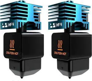 Juupine Real H2S/H2d High Flow 0.6 Compatible with BambuLab H2D Hotend .4/0.6/0.8mm for Hot End Ultra-Flow TcnCoat(2PCS 0.4 Hotend)