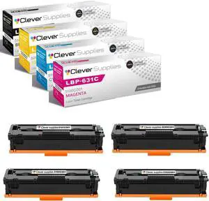 CS Replacement Compatible with Canon LBP 631C Toner Cartridge 5102C001 5101C001 5100C001 5099C001 to use with LBP-632CDW LBP-633CDW MF651CW MF653CDW MF654CDW MF655CDW MF655CW MF656CDW (4-Color Set)