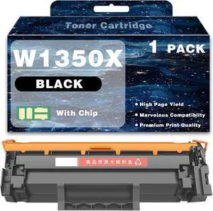 135X W1350X Toner Cartridge Compatible for HP Laserjet MFP M209dw M209dwe M234dw Printer High Yield Toner Cartridge Replacement with Chip Ink Clear Printing