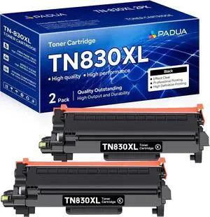 TN830XL Toner Compatible TN-830XL TN830XL TN830 XL Black High Yield Toner Cartridge Replacement for Brother TN830XL DCP-L2640DW HL-L2405W HL-L2400D MFC-L2820DW HL-L2480DW Toner Printer (2 Pack)