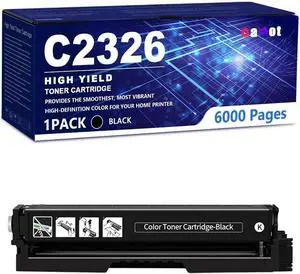C2326 Toner Cartridge (No Chip) Compatible 24B7498 24B7495 24B7496 24B7497 Toner Cartridges Replacement for Lexmark XC2326 C2326 Printer,Black-1 Pack C2326 Toner Cartridge (No Chip) Compatible 24B7498 24B7495 24B7496 24B7497 Toner Cartridges Replacement for Lexmark XC2326 C2326 Printer,Black-1 Pack