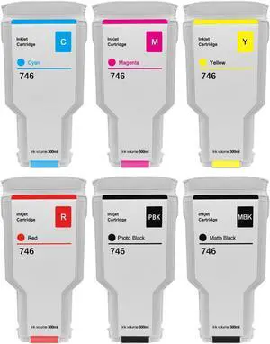 746 Ink Compatible for HP 746 Ink Cartridge 300-ML P2V78A P2V79A P2V80A P2V81A P2V82A P2V83A for HP DesignJet Z6 & Z9+ Large Format Printer Ink 6 Pack 746 Ink Compatible for HP 746 Ink Cartridge 300-ML P2V78A P2V79A P2V80A P2V81A P2V82A P2V83A for HP DesignJet Z6 & Z9+ Large Format Printer Ink 6 Pack