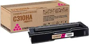 1 Pack C310HA Magenta Toner Cartridge | Replacement for Ricoh C310HA Work with Aficio SP C231N SP C231SF SP C232DN SP C232SF SP C242DN SP C242SF SP C310 SP C310A SP C311N SP C312DN SP C320DN | 406477