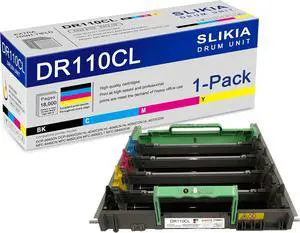 1-Pack BK/C/M/Y DR110CL Drum Unit: Compatible DR110CL DR-110CL Replacement for Brother DCP-9040CN 9045CDN HL-4040CDN 4040CN 4050CDN 4070CDW MFC-9440CN 9450CDN 9450CLT 9840CDW Printer