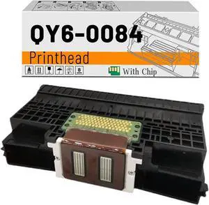 QY6-0084 QY60084 Printhead with Chip Compatible for Canon PRO-100 Photo Printer with Protective Cover Inkjet Print Head Replacement Kit 1 Pack