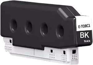 Compatible Ink Cartridge Set Compatible with AM-C5000 AM-C6000 C5000a C6000a T08C T08C1 T08C2 T08C3 T08C4 T80D(1PCS Black)