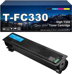 T-FC330U TFC330U T-FC330U T-FC330U-K T-FC330U-C T-FC330U-M T-FC330U-Y Toner Cartridge Compatible for Toshiba E-Studio 330AC 400AC Printers, High Yield Printing 1*Cyan