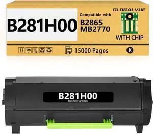 B281H00 Toner Cartridges (with Chip) Compatible with Lexmark B281H00 Toner Cartridges for B2865 MB2770 Laser Printer