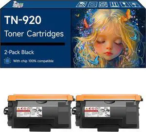 TN-920 Toner Cartridges Compatible with Brother HL-L6210DW HL-L6210DWT HL-L6310DW HL-L6415DW Printers (2-Pack Black)