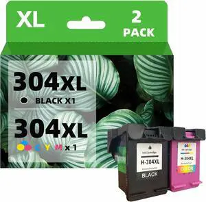 304XL Ink Cartridges Compatible for HP 304 304XL Ink Cartridge for HP AMP 100 120 2620 2622 2630 2632 2630 2633 2634 3720 3730 3732 3735 5020 5030 5032 Printers,Combination Pack