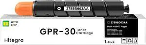 GPR-30 GPR30 Toner Cartridge Black 2789B003AA Replacement for Canon GPR30 Toner for Color ImageRunner Advance C5045 C5051 C5250 C5255 Printer Black Toner, 1-Pack for 44,000 Pages