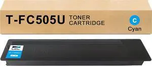 LCL T-FC505U T-FC505U-C T-FC505UC Cyan High Yield Toner Cartridge Replacement for Toshiba E-Studio 2505AC 3005AC 3505AC 4505AC 5005AC Printer (1-Pack)