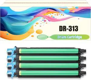 DR313 DR-313 Drum Cartridge Suitable for Konica Minolta Bizhub 308 368 458 558 C258 C368 C458 C558 C658 Printer, A7U40RD A7U40TD Imaging Drum Unit 1 Set