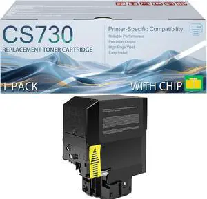 CS730 Toner Cartridges 71C10K0 71C10C0 71C10M0 71C10Y0 Compatible for Lexmark CS730de CS735de CS737dze CX730de CX735 CX737 Black
